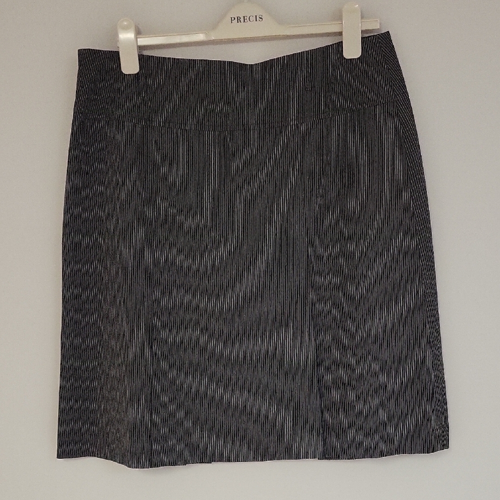 Cleo Gray Mini Pencil A Line Skirt for Work